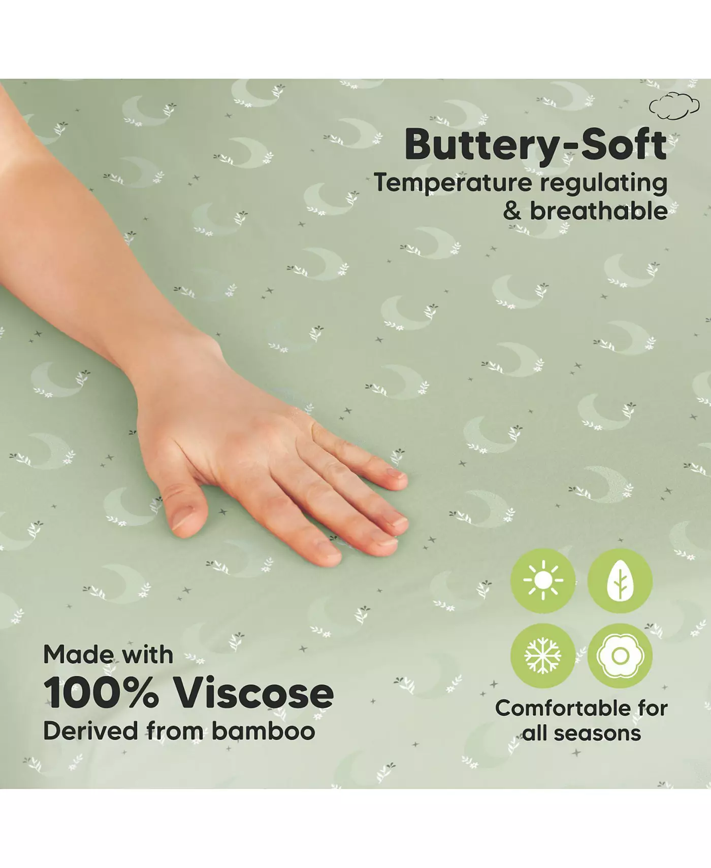 KeaBabies 2-упаковка простыней для кроватки Mini, простыни Pack and Play на резинке, простыни Pack N Play, органический чехол для простыни на резинке