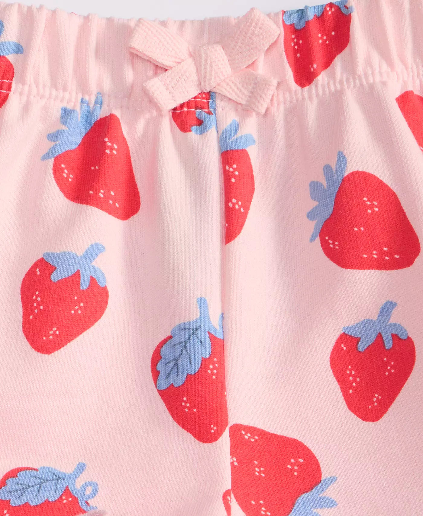 Шорты First Impressions Baby Girls Strawberry-Print, эксклюзивно в Macy's