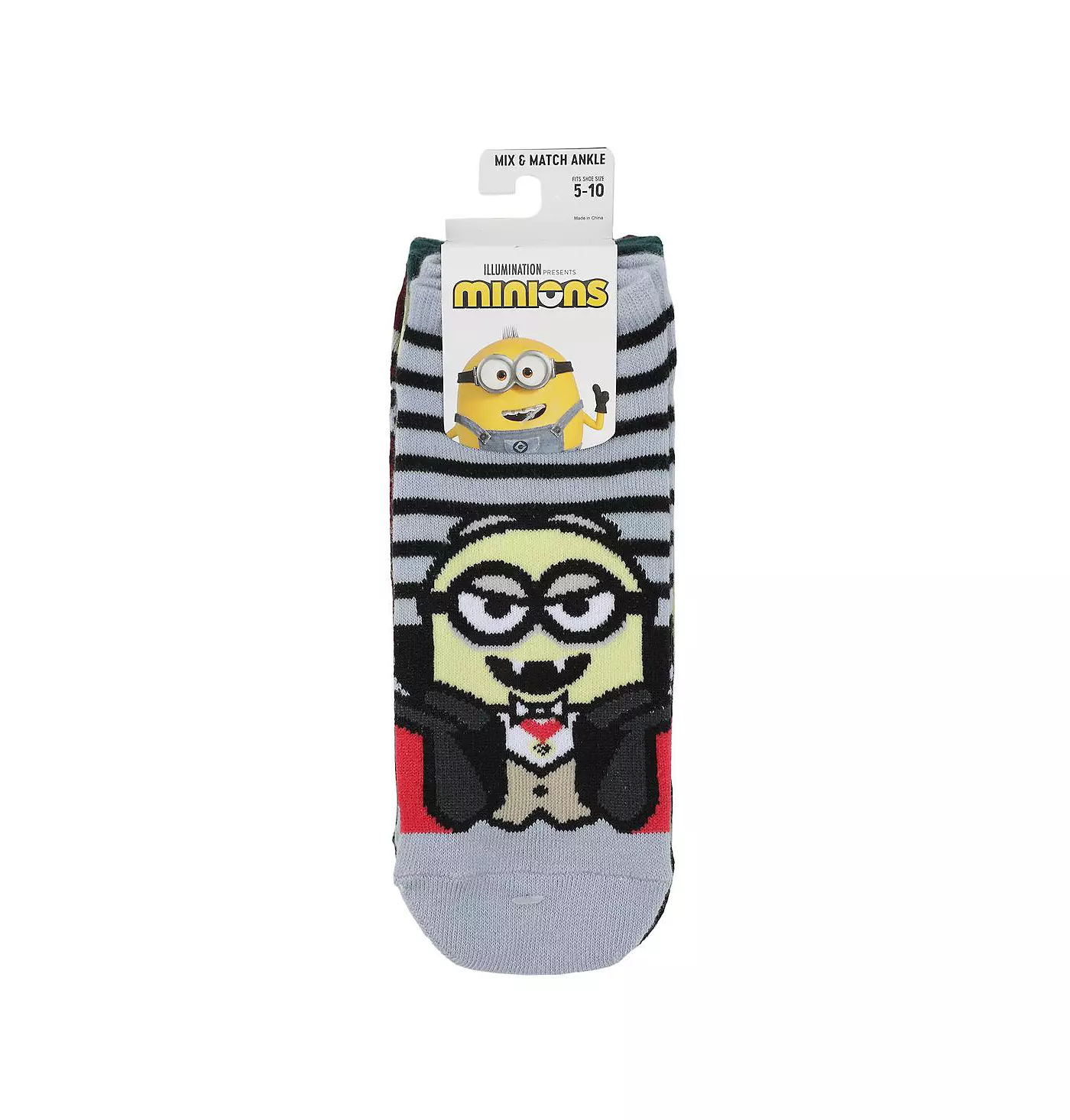 Классические костюмы монстров из мультфильма «Миньоны Гадкий Я» для женщин, 5 пар носков по щиколотку