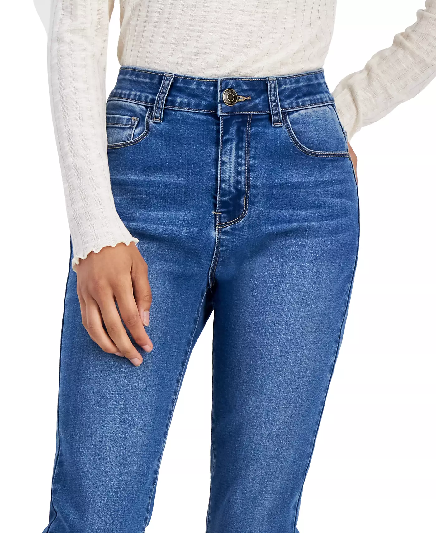 Мягкие эластичные узкие джинсы Gogo Jeans Juniors с высокой талией