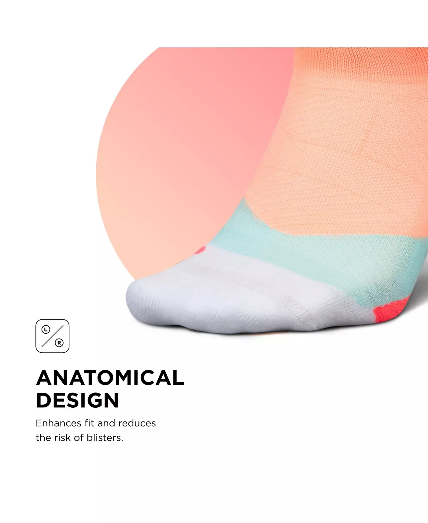 Носки Feetures Elite Light Cushion No Show Tab Ankle Socks — спортивные носки с направленной компрессией