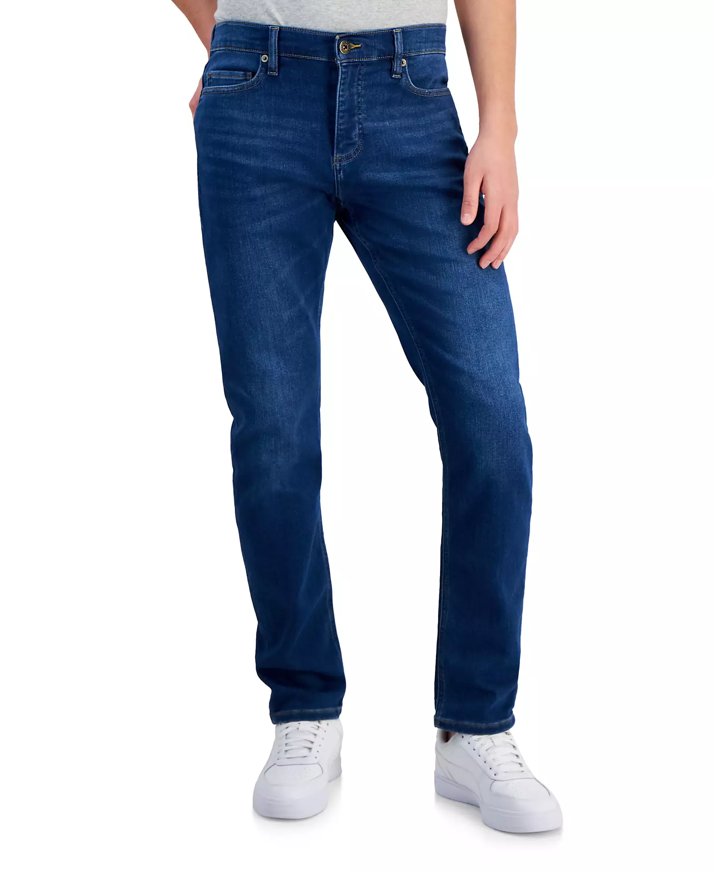 Мужские джинсы Sun + Stone Team Comfort Slim Fit, созданные для Macy's