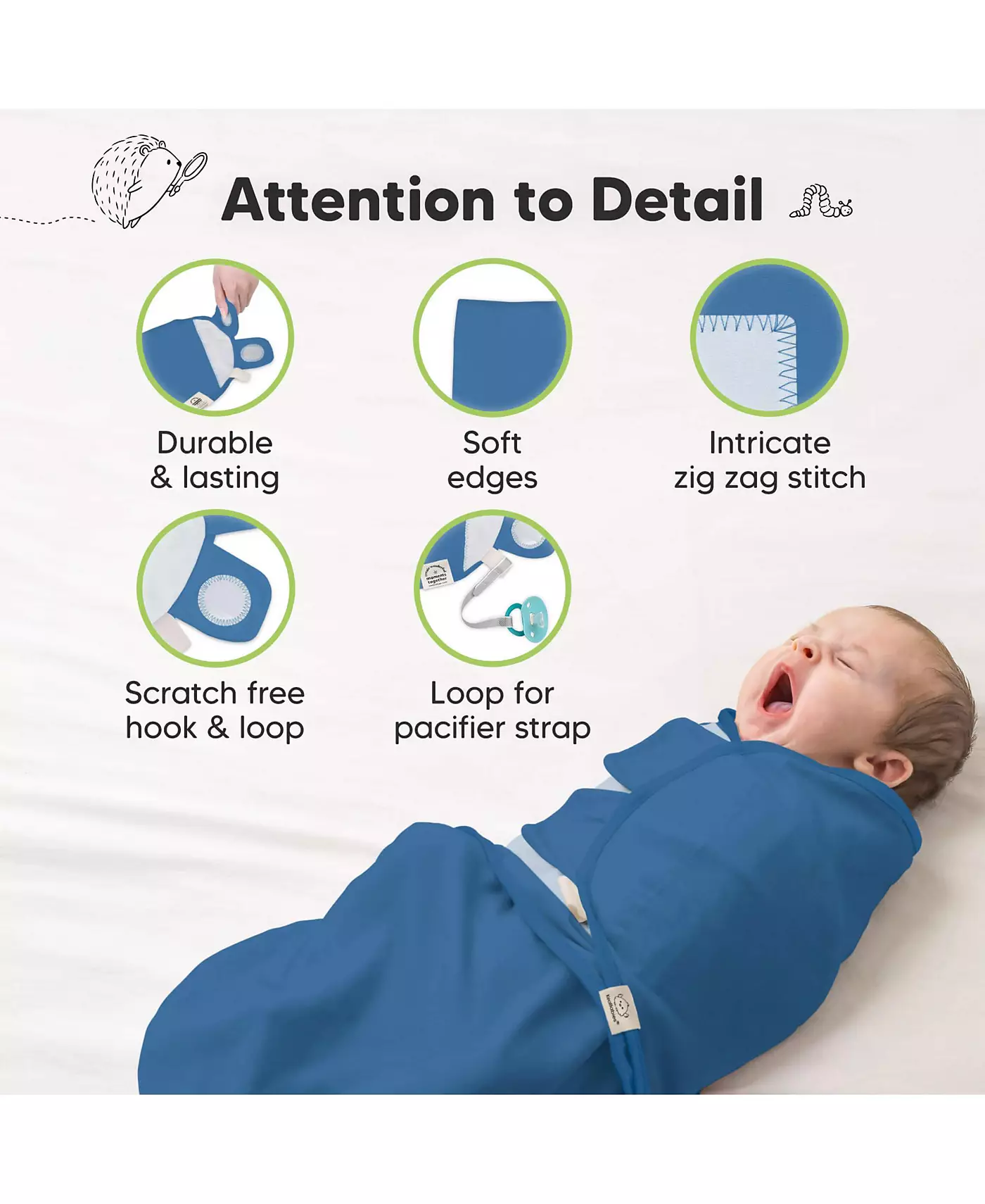 KeaBabies 3 упаковки Soothe Baby Swaddle 0-3 месяца, органические детские пеленки, спальные мешки, для новорожденных, младенческие пеленки