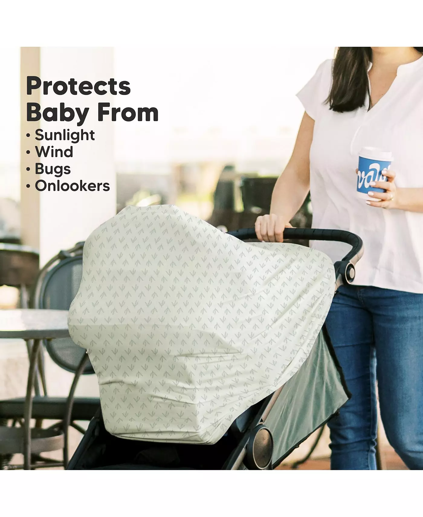 Чехол на детское автокресло KeaBabies, универсальный чехол для кормления грудью, чехлы на автокресла для младенцев, чехол на автокресло для младенцев