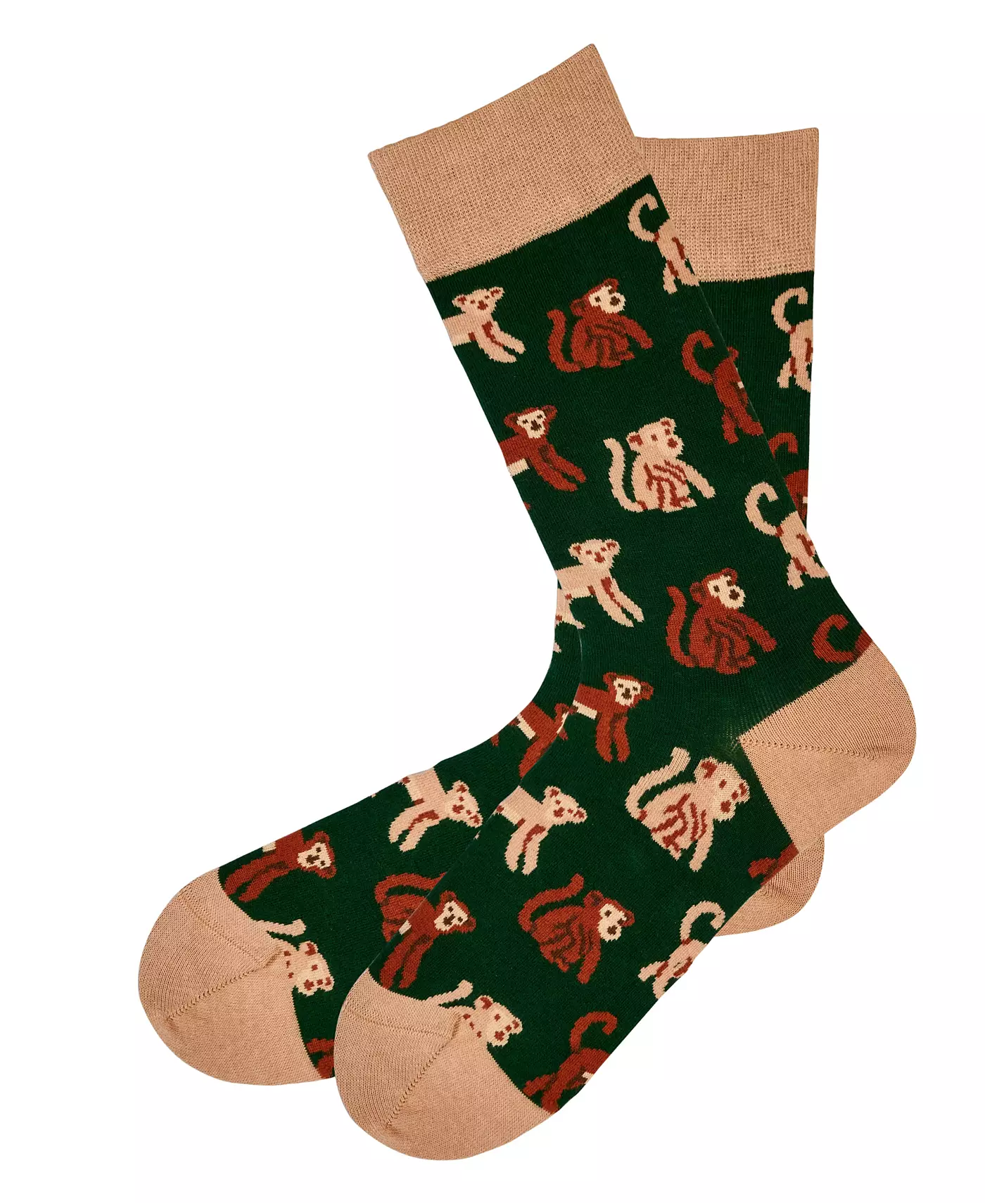Мужские носки Love Sock Company Monkey Novelty, цветные, унисекс, с бесшовным дизайном носка, упаковка 1 шт.