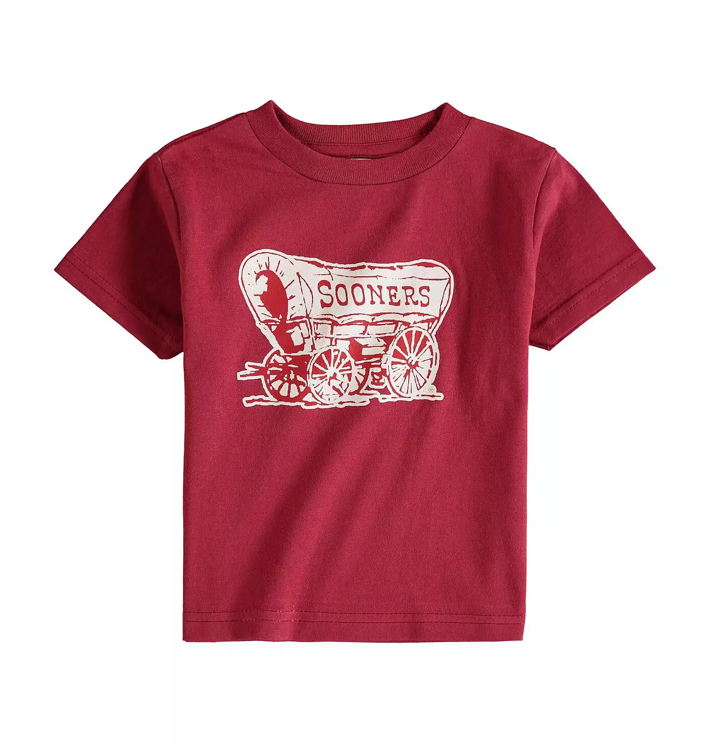 Футболка с большим логотипом для малышей Two Feet Ahead Boys and Girls Crimson Oklahoma Sooners