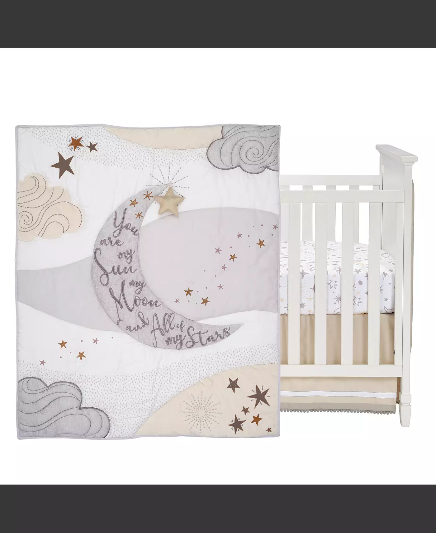 Комплект постельного белья для детской кроватки Lambs & Ivy Goodnight Moon из 3 предметов