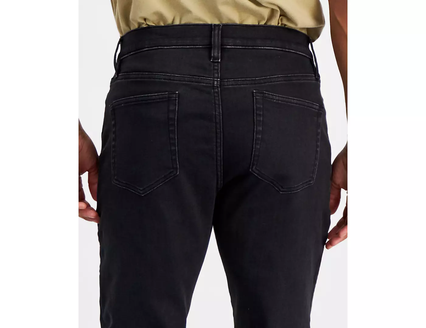 Мужские облегающие джинсы Sun + Stone Glacier Comfort Stretch, созданные для Macy's