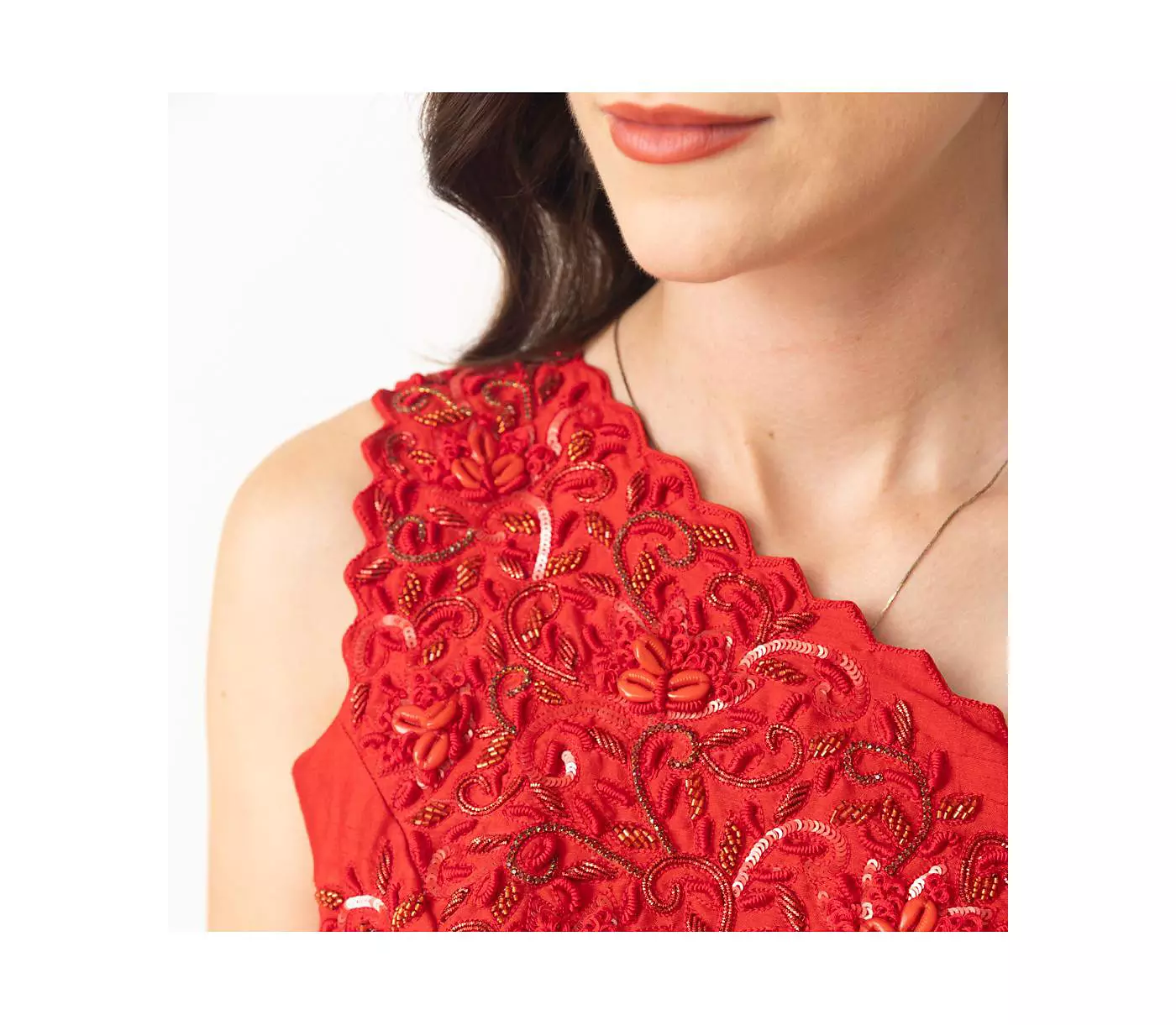 Женское облегающее платье на одно плечо RAAS с расклешенным кроем