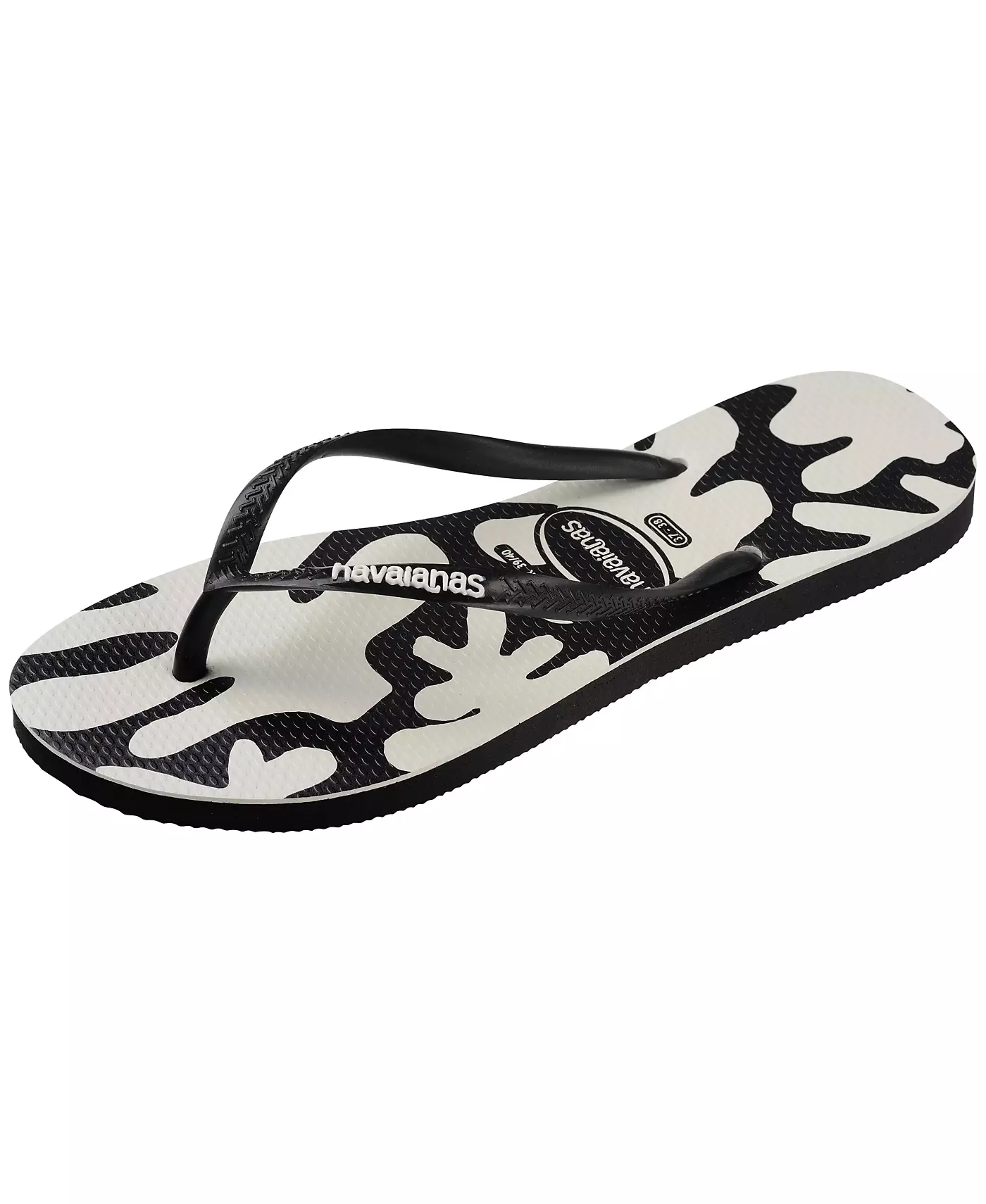 Женские узкие сандалии кораллового цвета Havaianas Slim Slip On