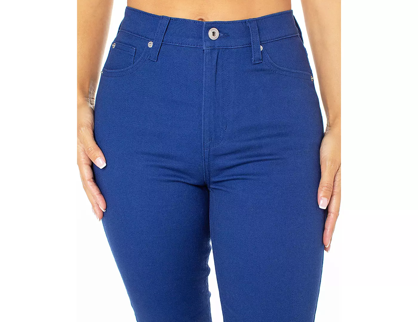 Джинсы Celebrity Pink Juniors с высокой посадкой и цветной отделкой по щиколотку