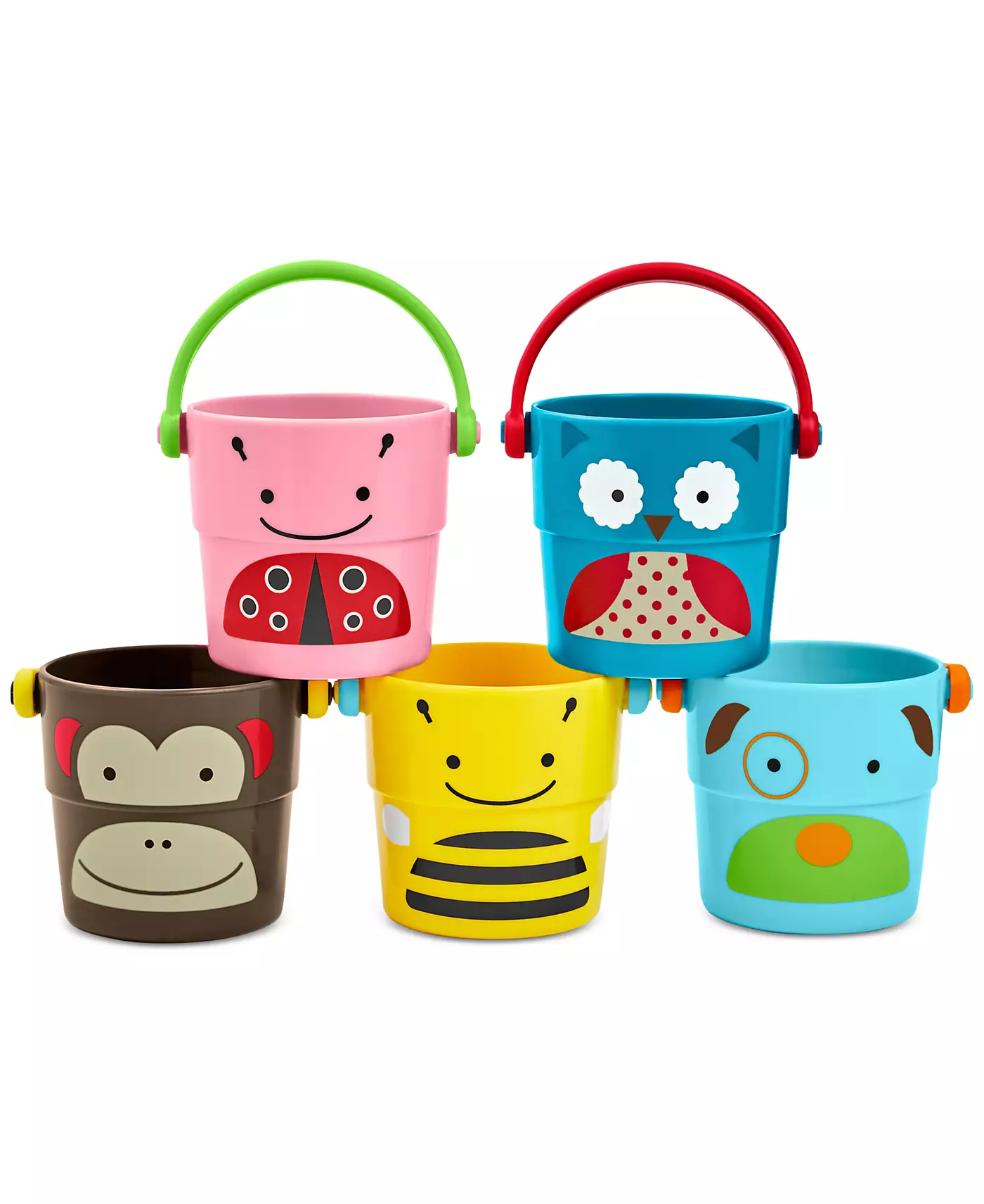Игрушка Skip Hop Zoo Stack and Pour Buckets