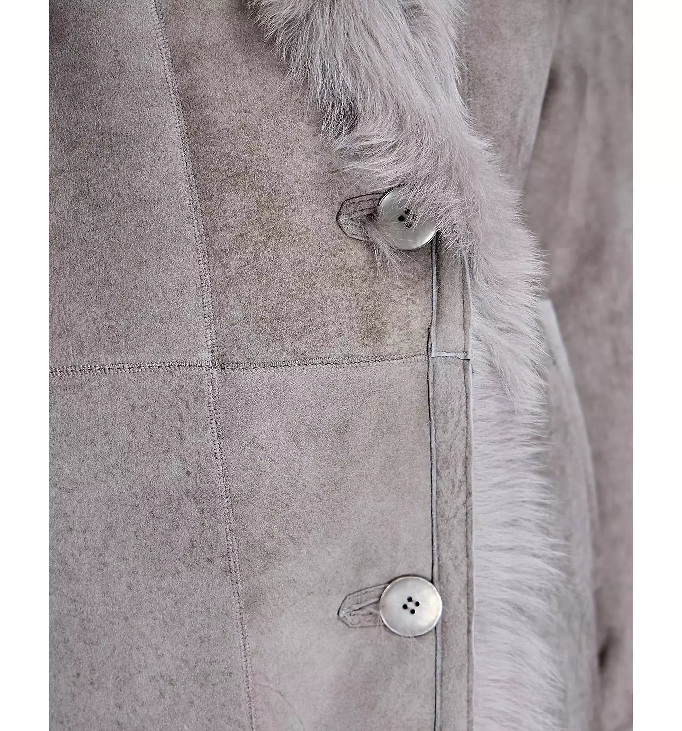 Двусторонняя женская шуба из овчины Julia & Stella By Maximilian