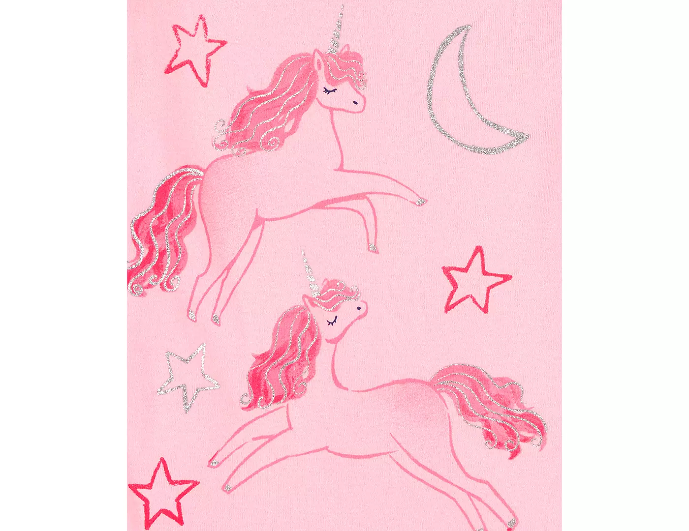 Хлопковая пижама Carter's Toddler Unicorn, комплект из 4 предметов