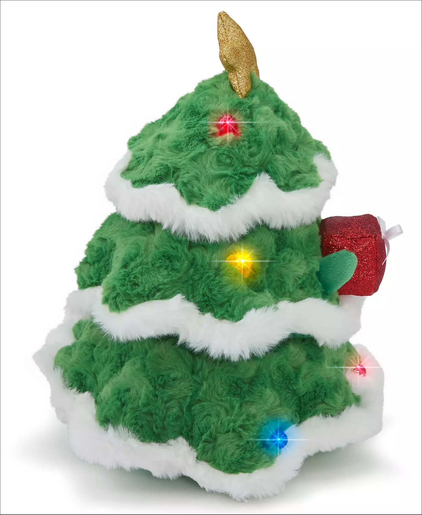 Игрушечная коробка Geoffrey's Toy Box Star Brights 12" со светодиодной подсветкой, плюшевая новогодняя елочная игрушка, созданная для Macy's