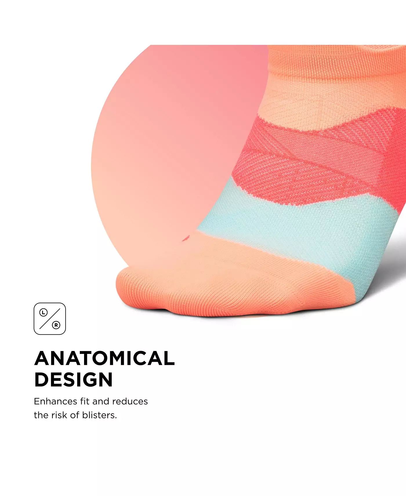 Носки мужские Feetures Elite Ultra Light Cushion Ankle Socks - спортивные носки с направленной компрессией