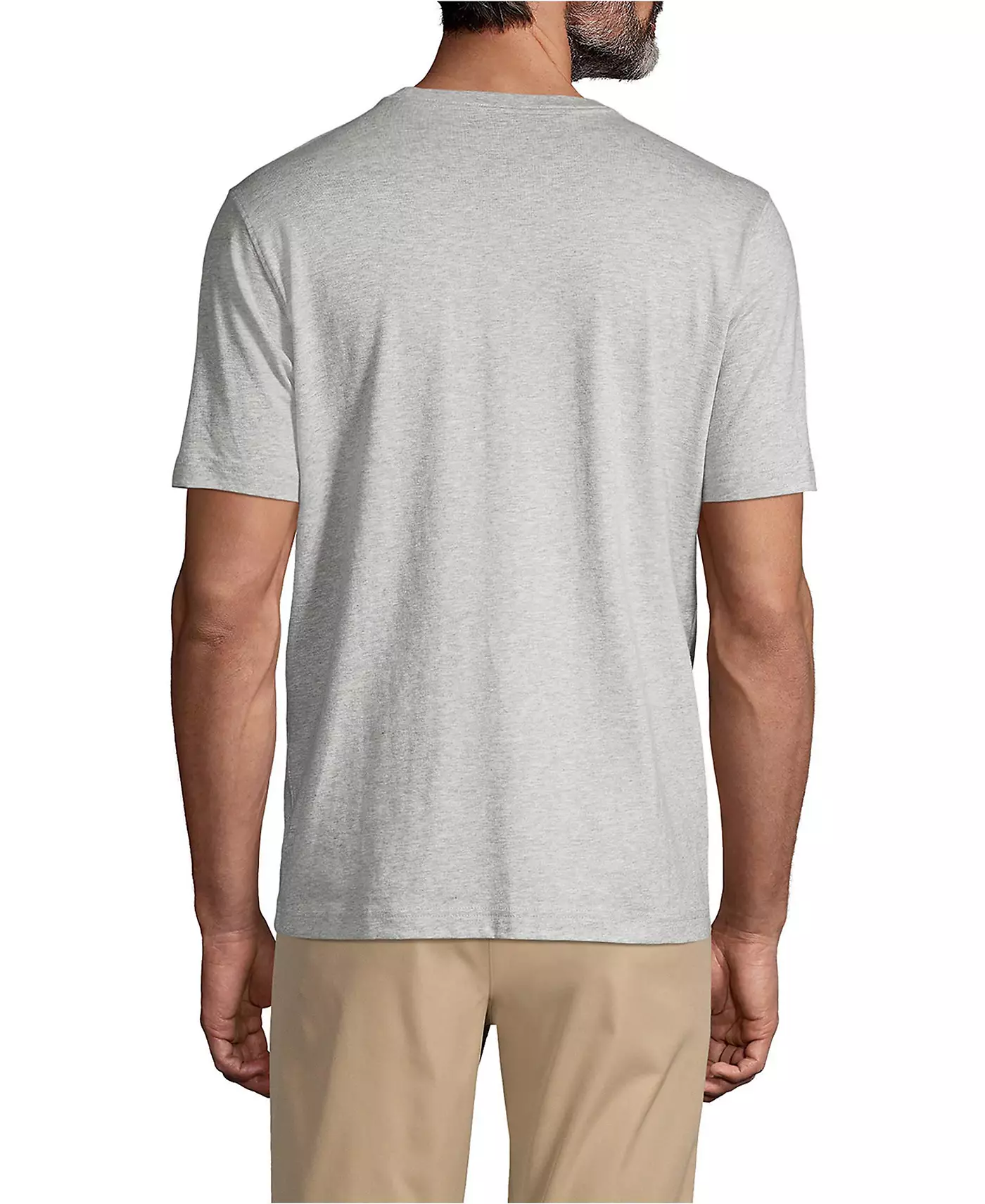 Мужская футболка Lands' End Essential с коротким рукавом