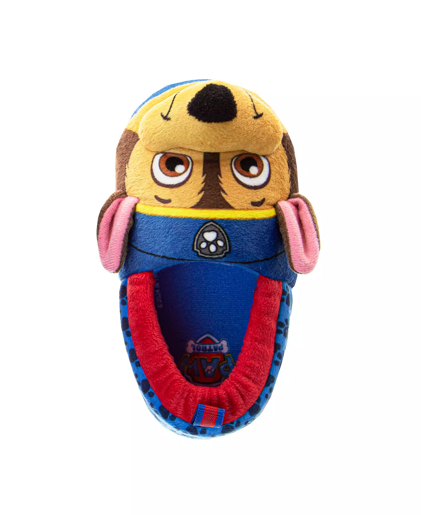 Тапочки Nickelodeon для малышей и маленьких мальчиков Paw Patrol двойного размера