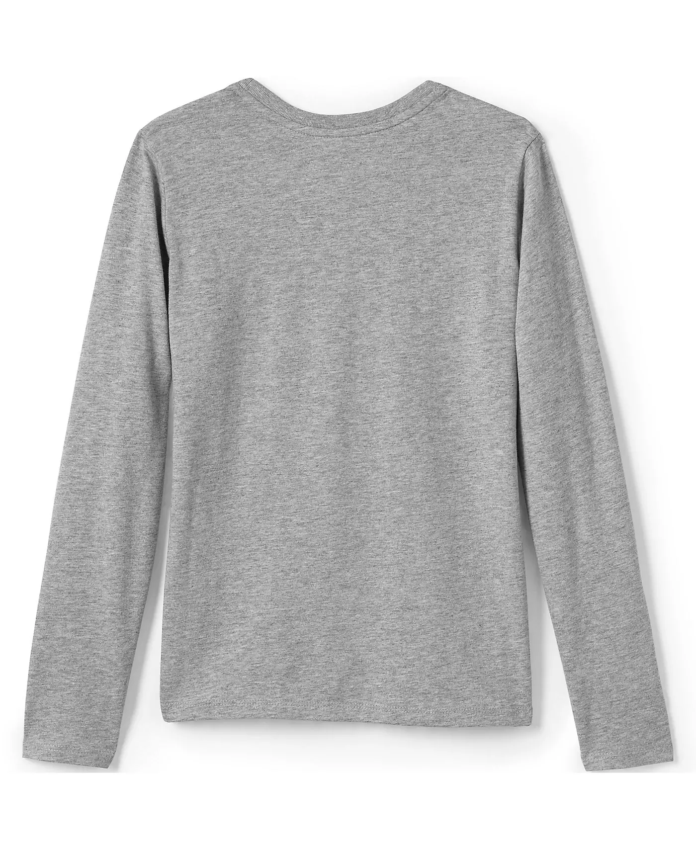 Футболка школьной формы для девочек Lands' End с длинным рукавом Essential