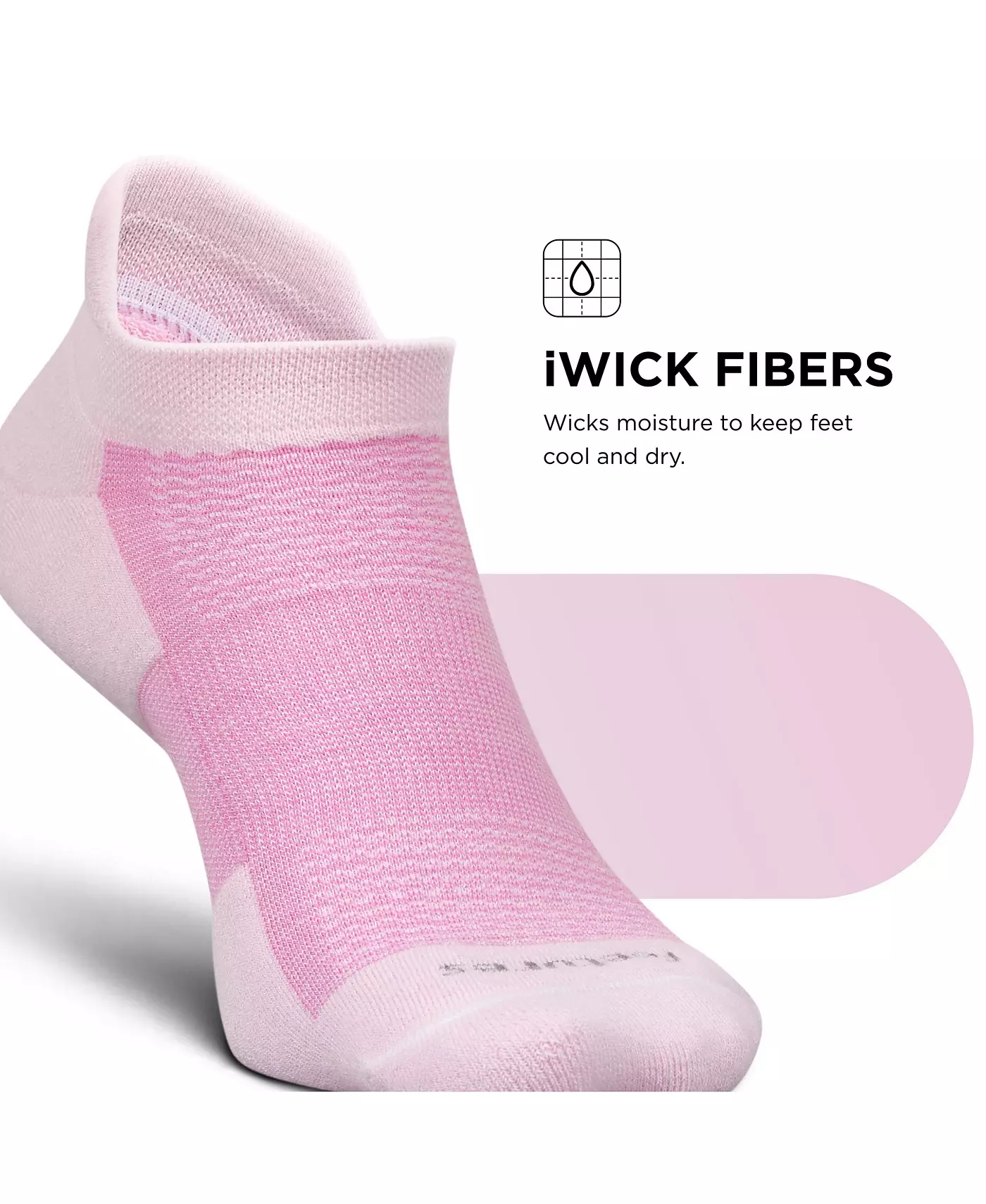 Носки мужские Feetures High Performance Max Cushion Ankle Sock — носки без подкладки для женщин и мужчин с язычком на пятке