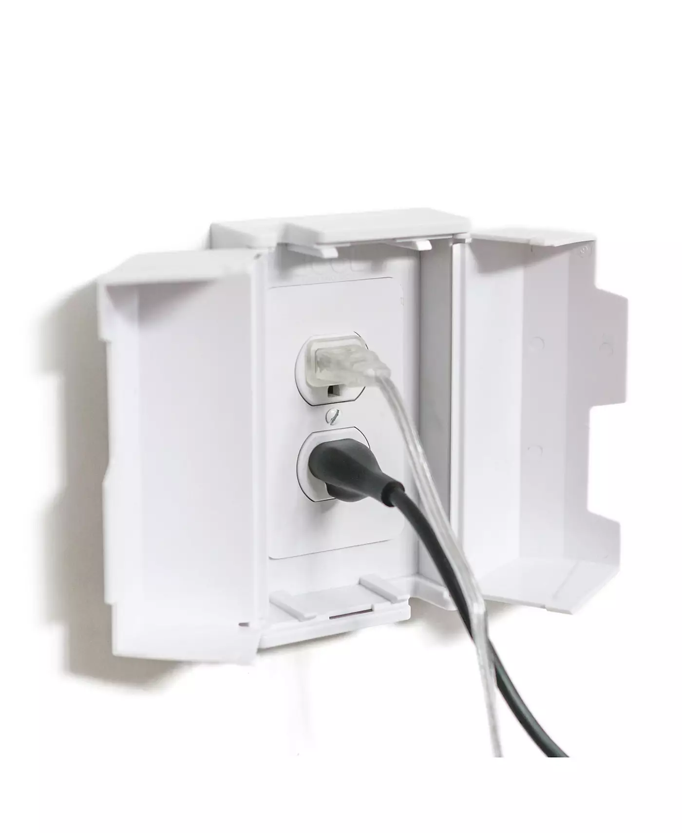 Крышка для электрической розетки Jool Baby Toddler, безопасная, двухсторонняя и декоративная, в комплекте пластины для электрических розеток, просторное отделение (2 шт. в упаковке)