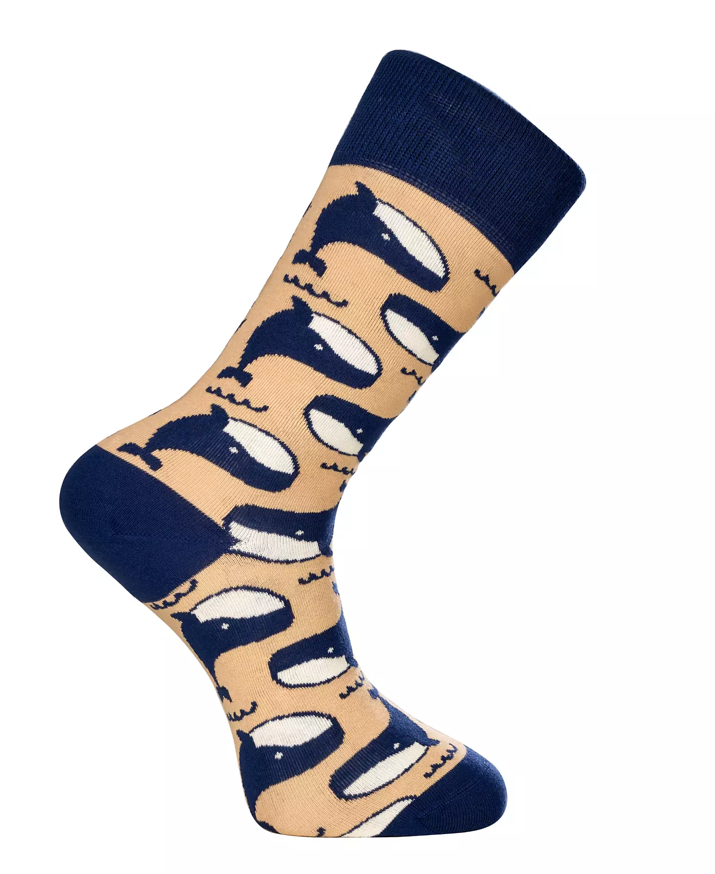 Мужские носки Love Sock Company Whale Novelty, цветные, унисекс, с бесшовным дизайном носка, упаковка 1 шт.