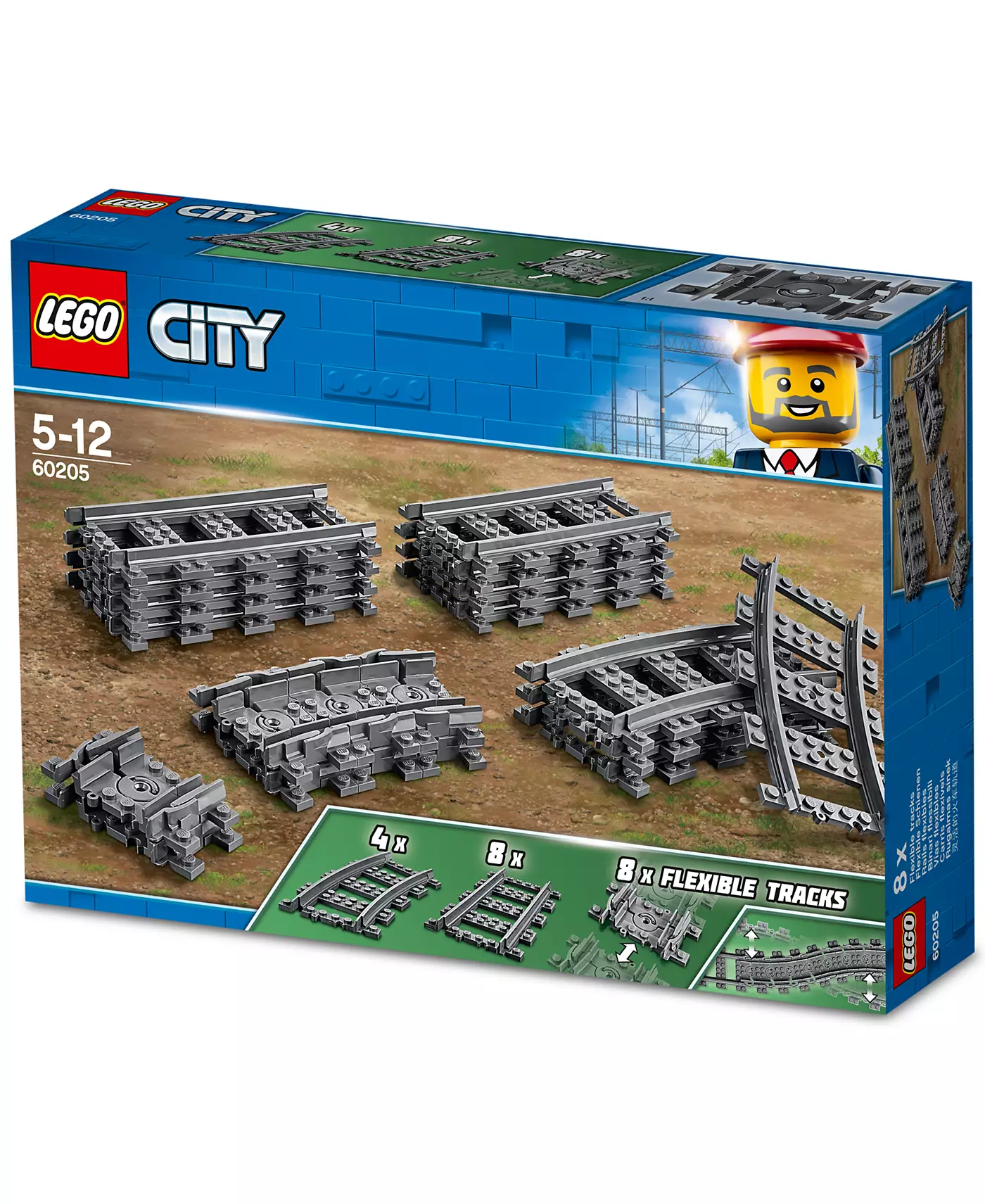 LEGO® City 60205 Треки игрушечный конструктор