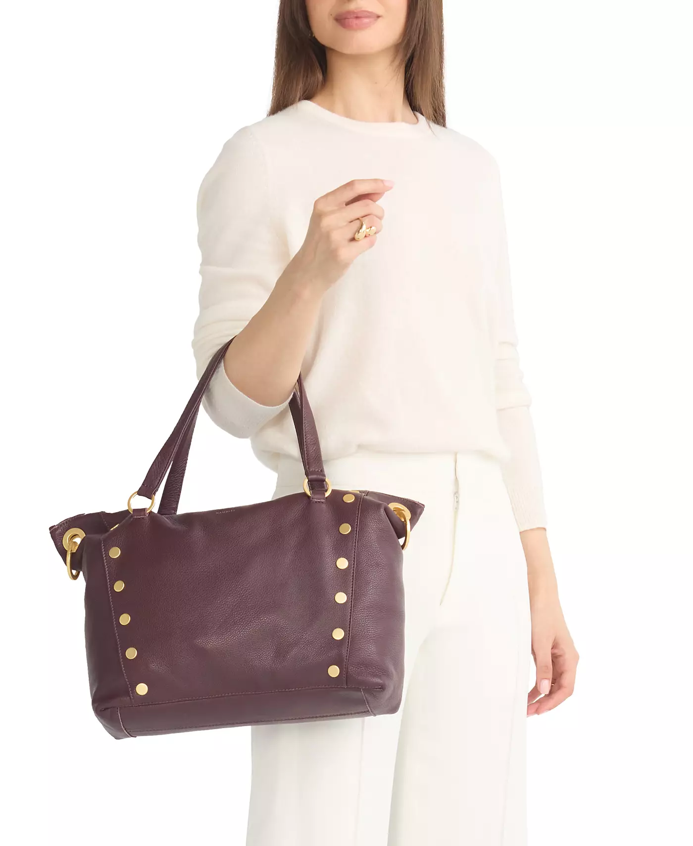 Большая кожаная сумка Hammitt Daniel