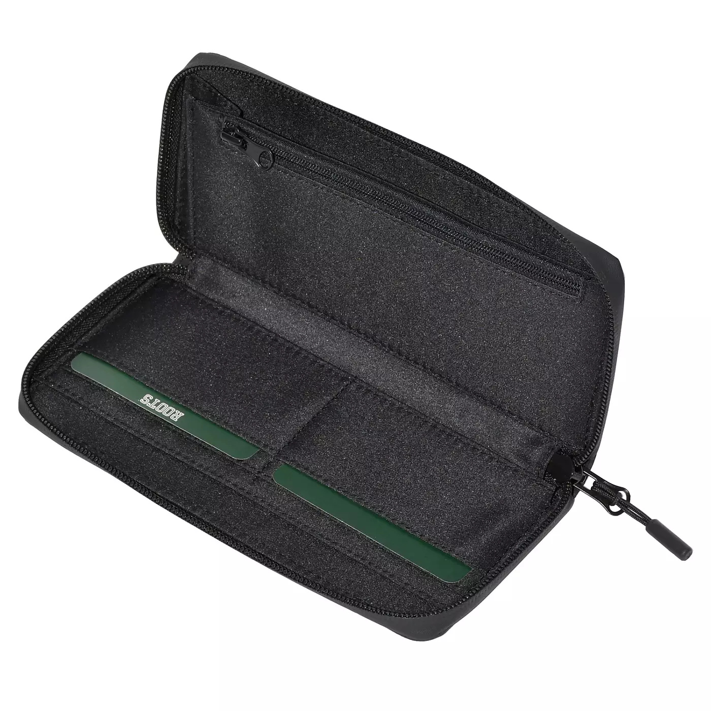 Мужской УЗКИЙ КРУГЛЫЙ КОШЕЛЕК НА МОЛНИИ Roots