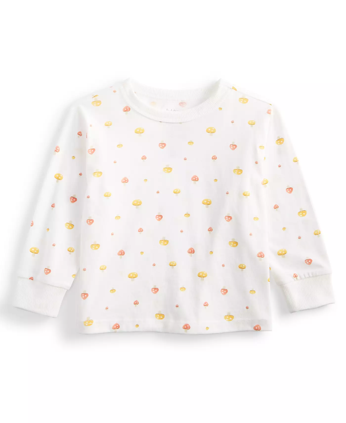 Футболка с длинными рукавами и принтом грибов для мальчиков First Impressions Baby Boys, созданная для Macy's