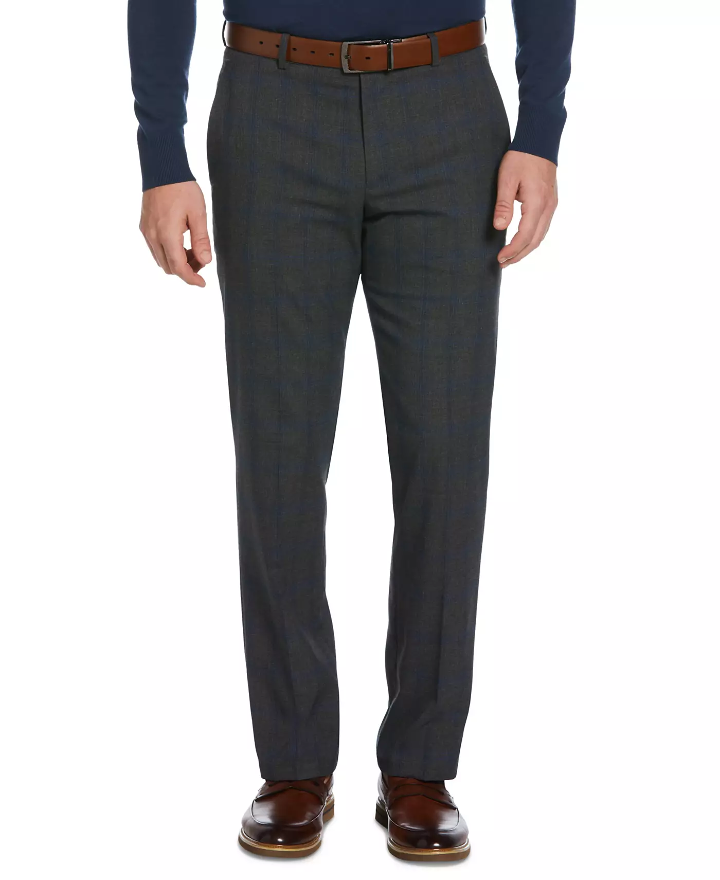 Мужские брюки-стрейч Perry Ellis Shadow Plaid