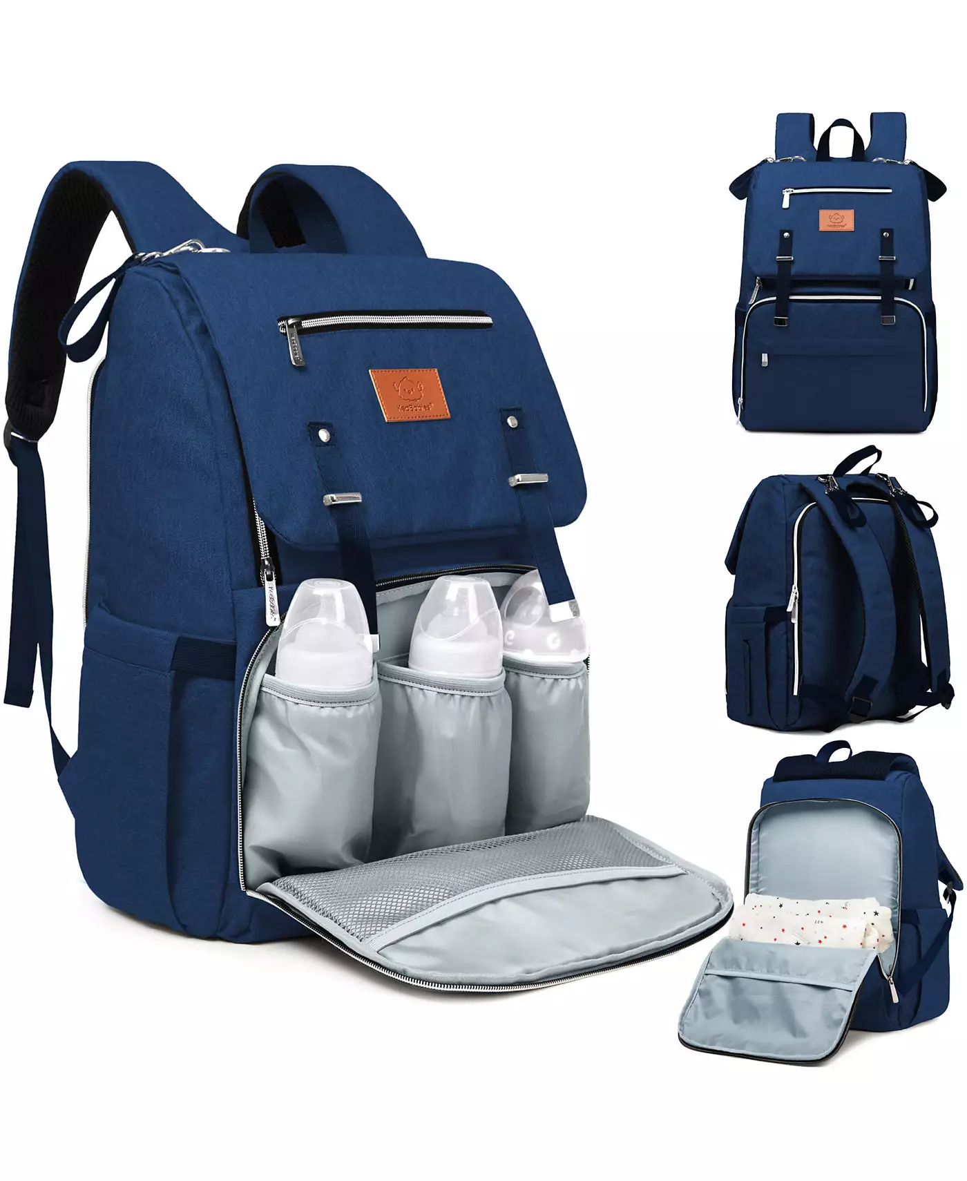 Сумка-рюкзак для подгузников KeaBabies Explorer, большие, водонепроницаемые сумки для детских подгузников, многофункциональные рюкзаки для подгузников