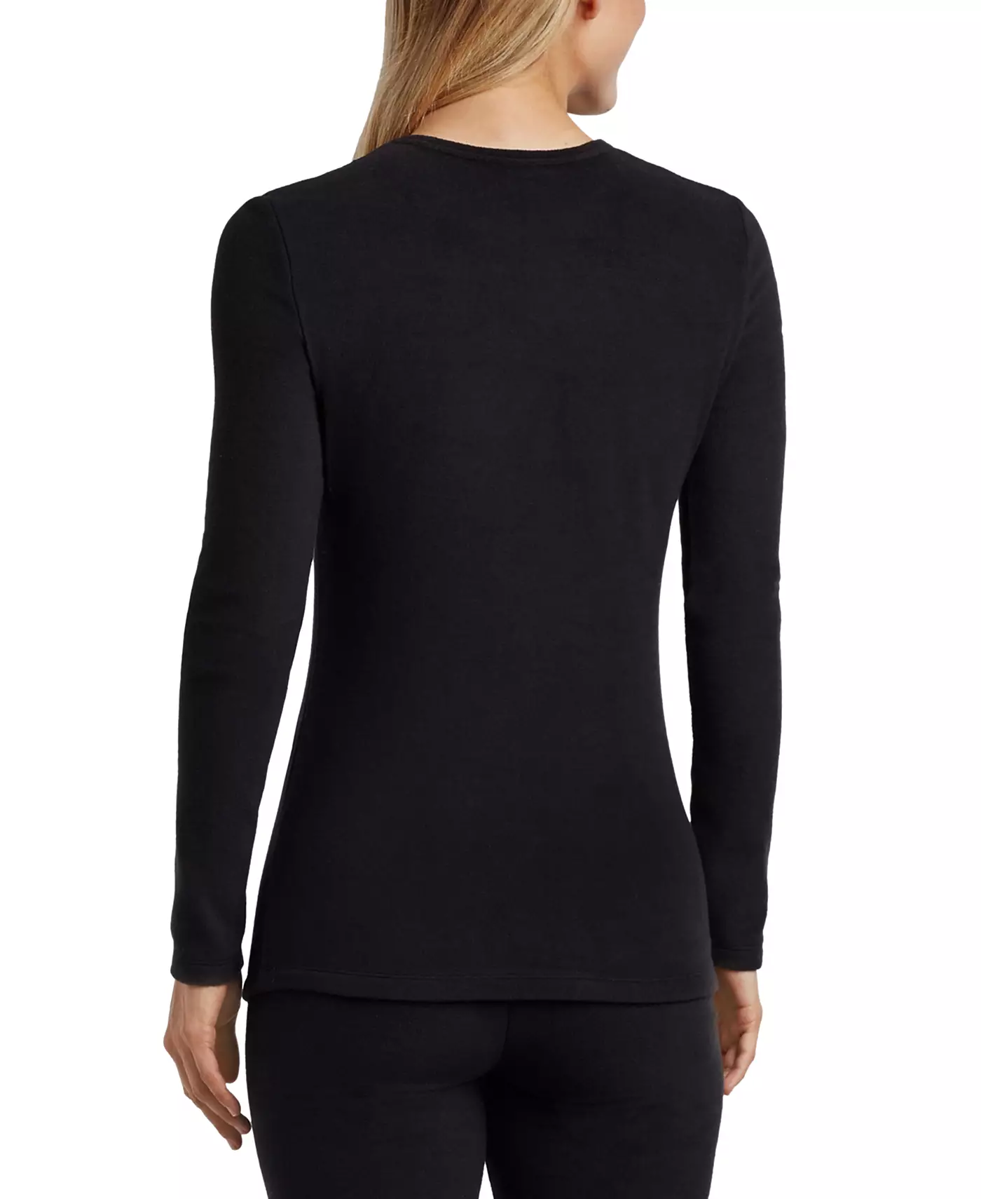 Флисовый топ Cuddl Duds Stretch с круглым вырезом