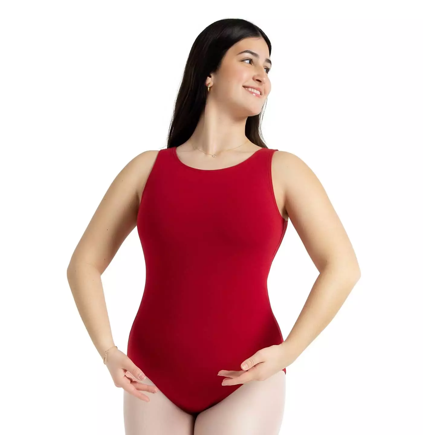 Купальник-майка Capezio с высоким воротом