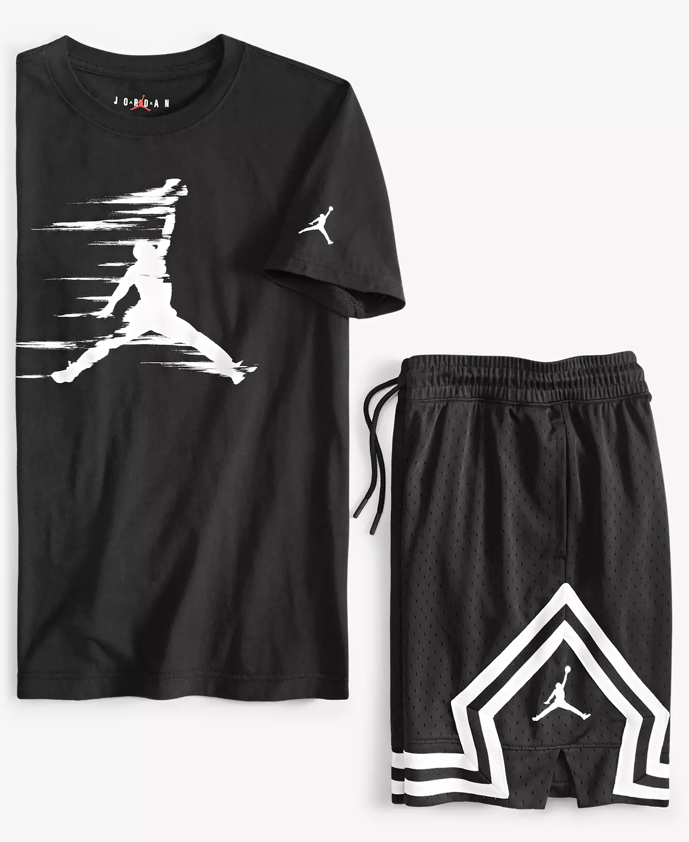 Футболка Jordan MVP Motion Jumpman с короткими рукавами и шорты Air Diamond Dri-FIT II