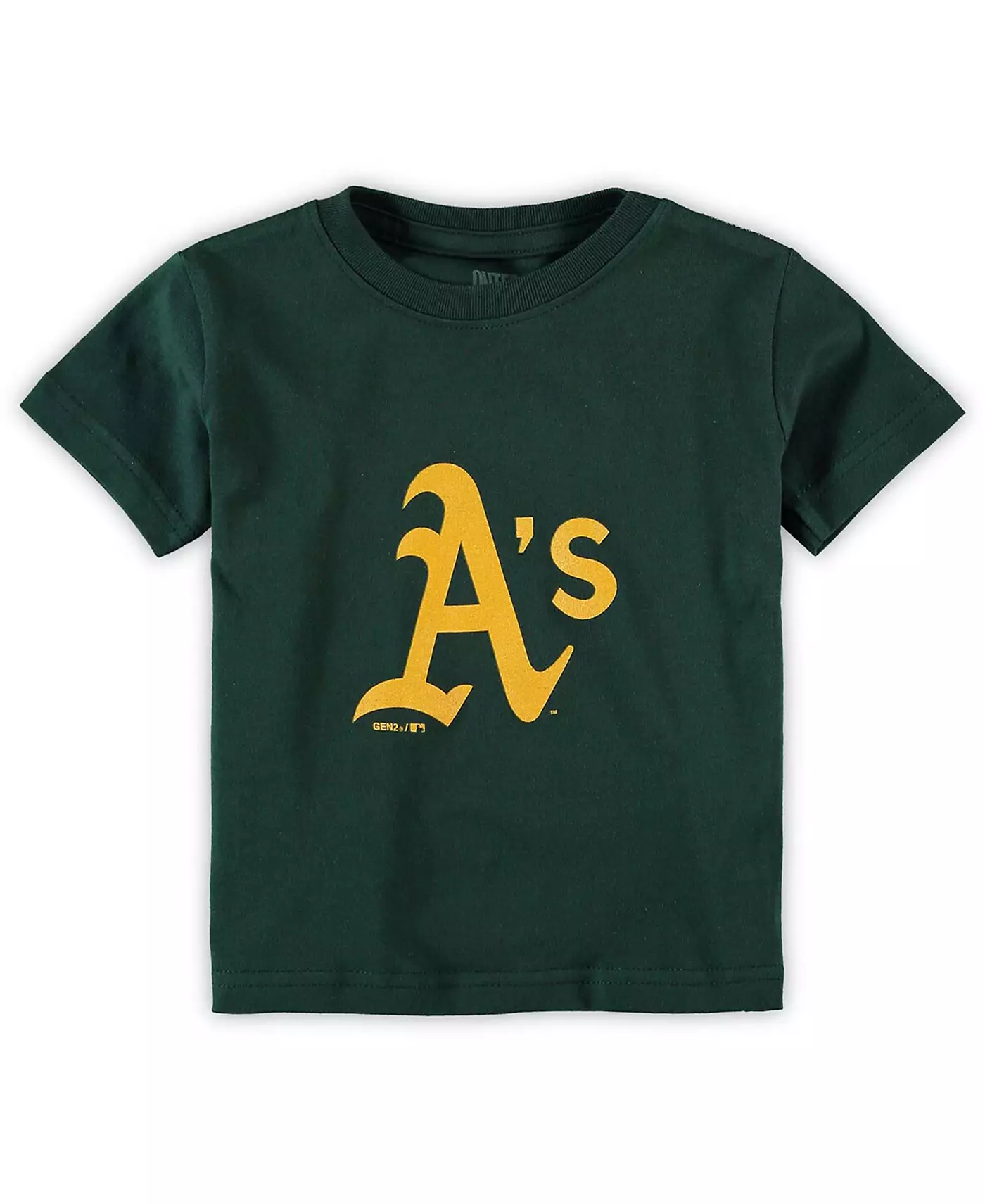 Футболка Outerstuff Infant Green с логотипом основной команды Oakland Athletics