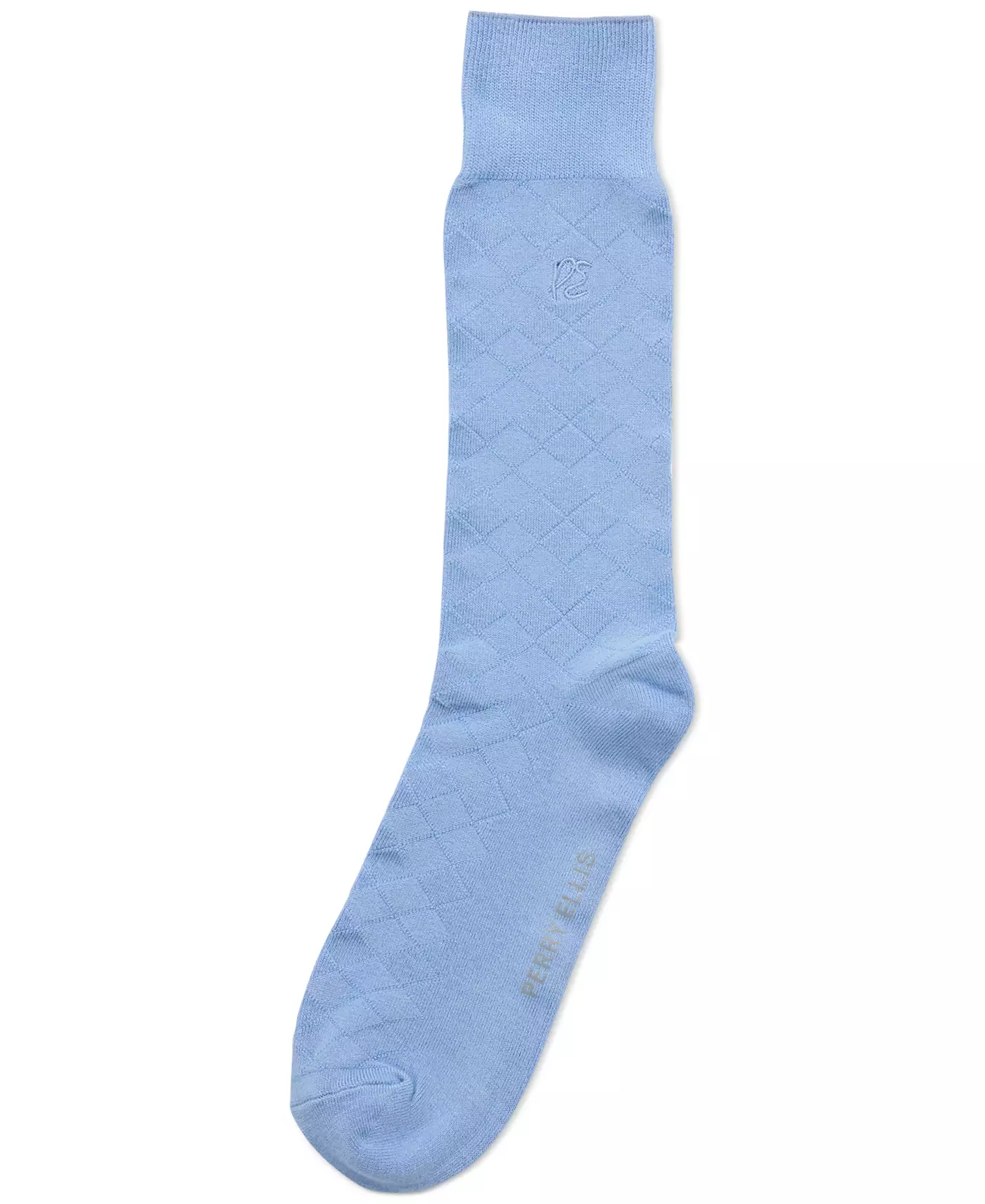 Мужские носки Perry Ellis Portfolio с ромбовидной строчкой - 1 упаковка.