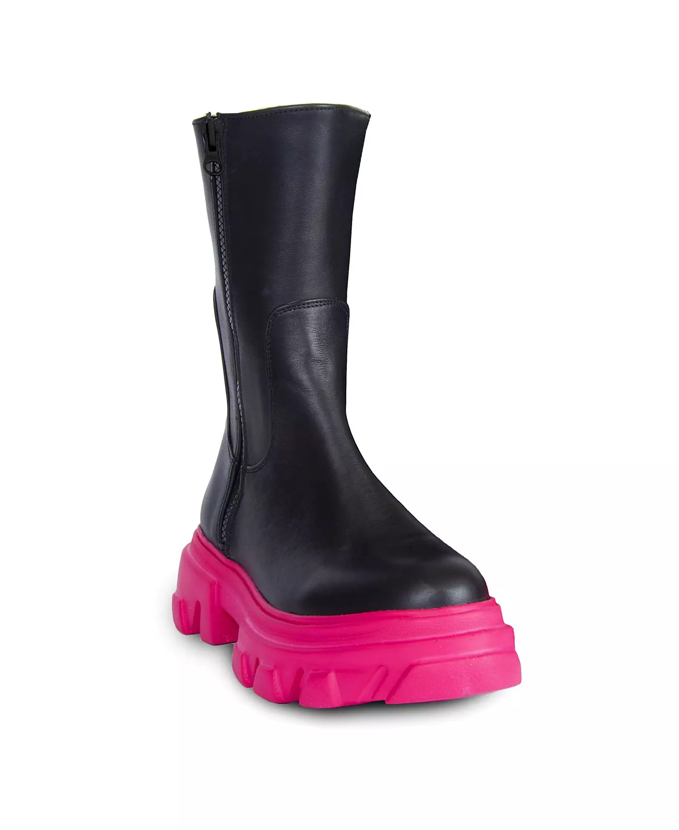 URBNKICKS Кожаные ботинки с двойной молнией от URBNKICKS