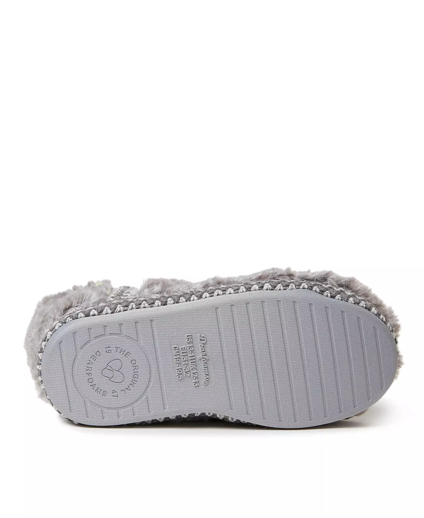 Тапочки-туфельки Dearfoams Girls Charlotte Fuzzy Bootie