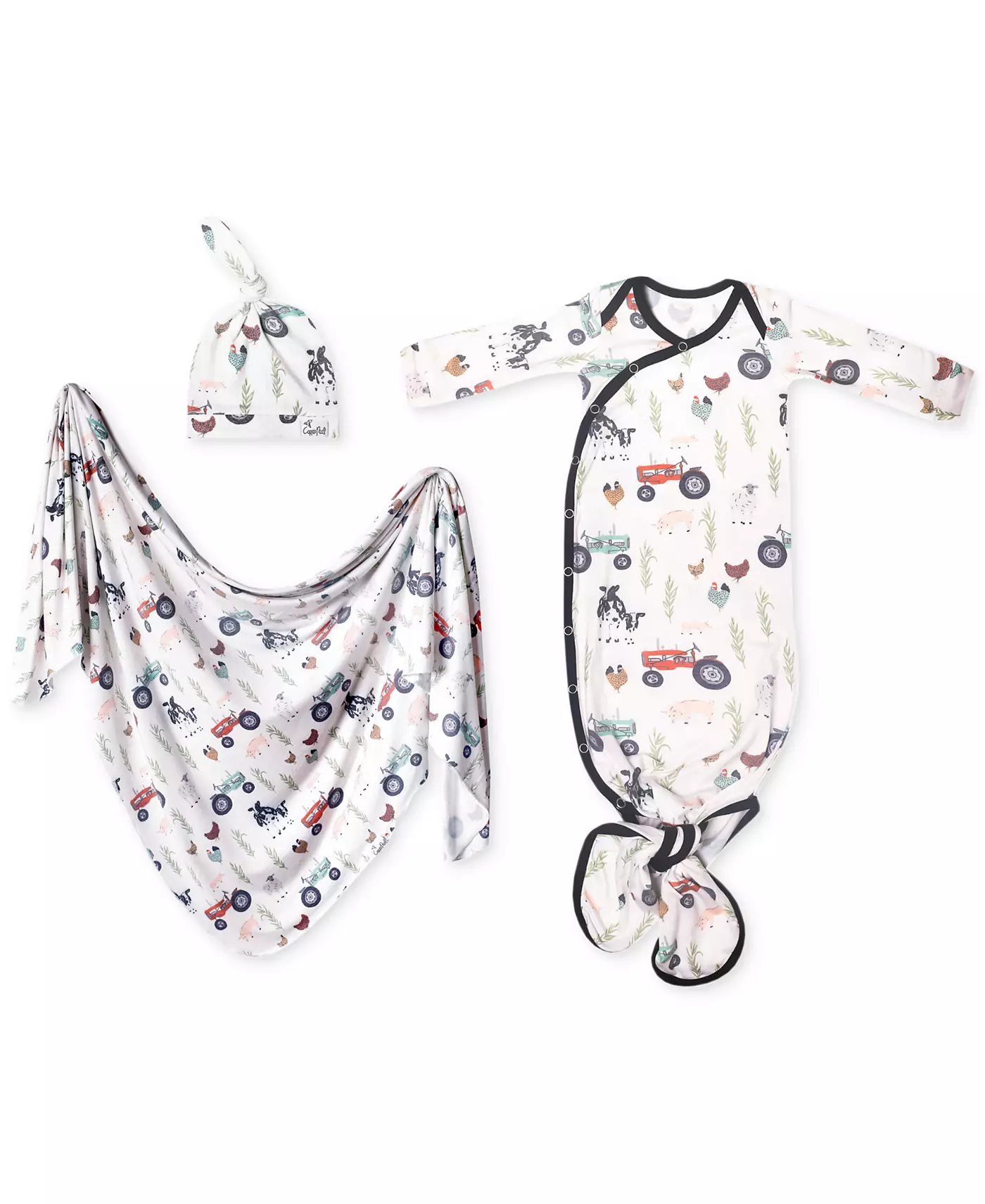 Шапка-узел с принтом «Медный жемчуг» для малышей Jo, вязаное одеяло и платье с узлом