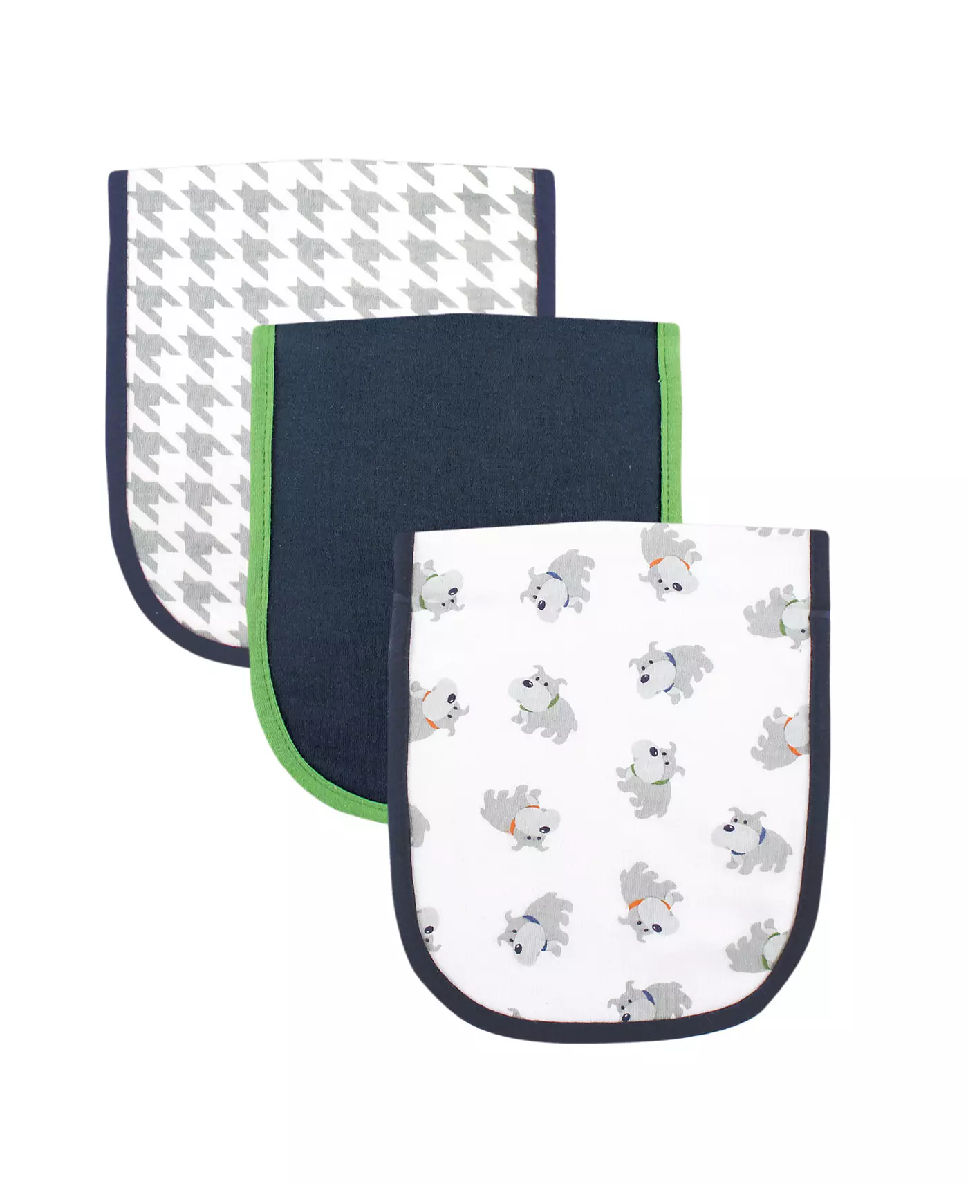 Хлопковые пеленки для срыгивания Luvable Friends Baby Girl с волокнистым наполнителем, 3 упаковки, Paris, один размер