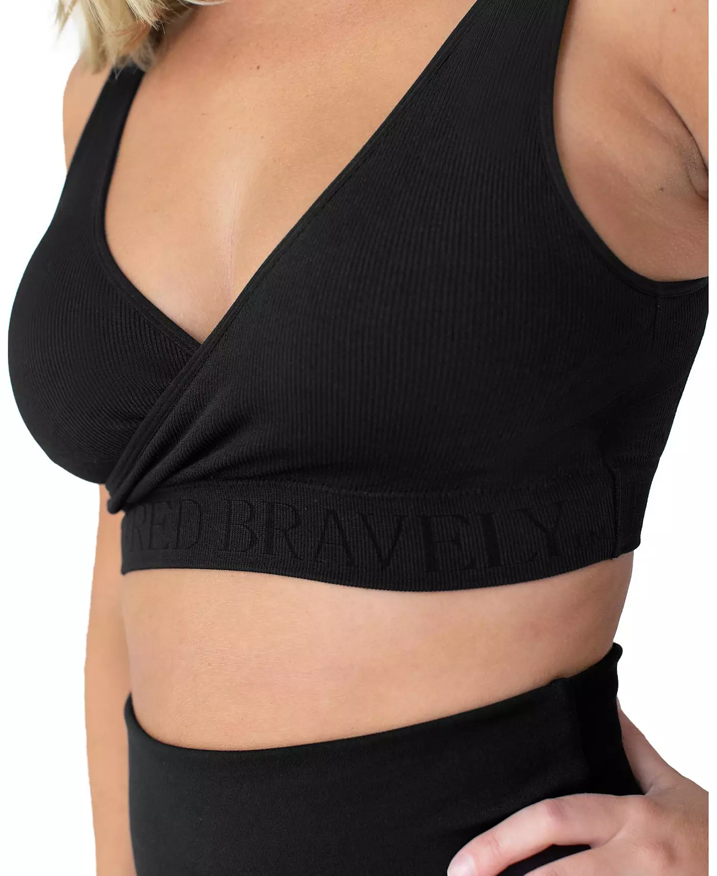 Kindred Bravely Maternity Sublime Регулируемый бюстгальтер для кормления и отдыха с перекрещивающимися чашечками - Подходит для размеров 30B-40D