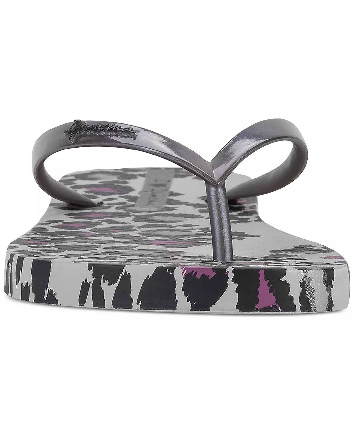 Женские сандалии-шлепанцы Ipanema с анималистичным принтом