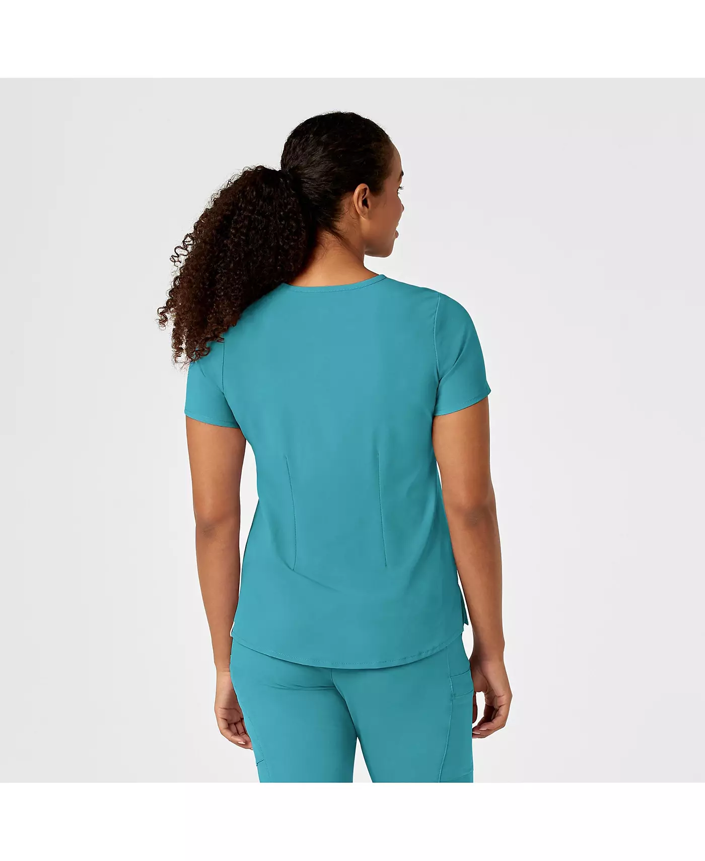 Женский топ Wink RENEW с воротником-стойкой и защипами