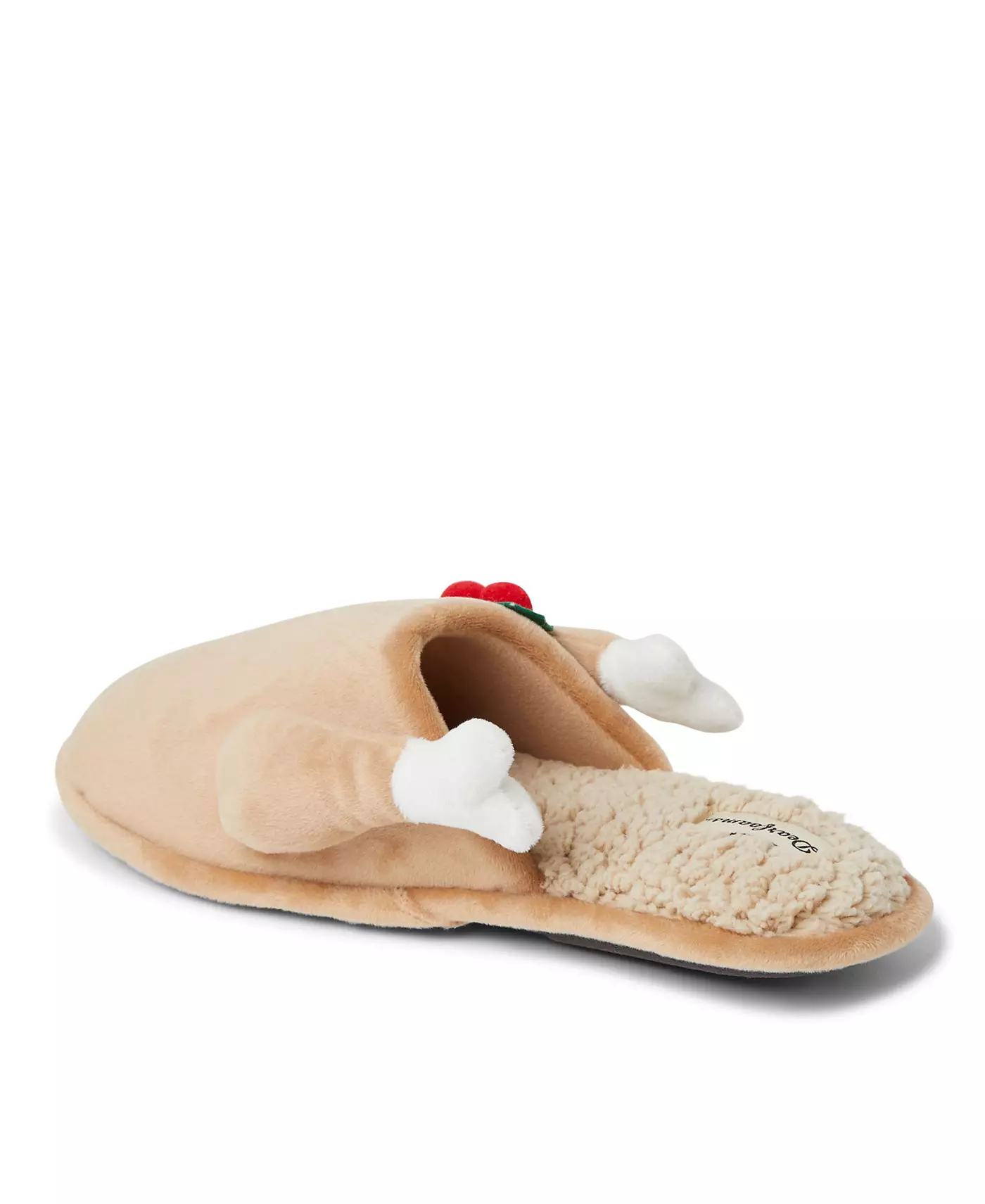 Мужские тапочки Dearfoams Carson Holiday Thanksgiving Turkey Scuff