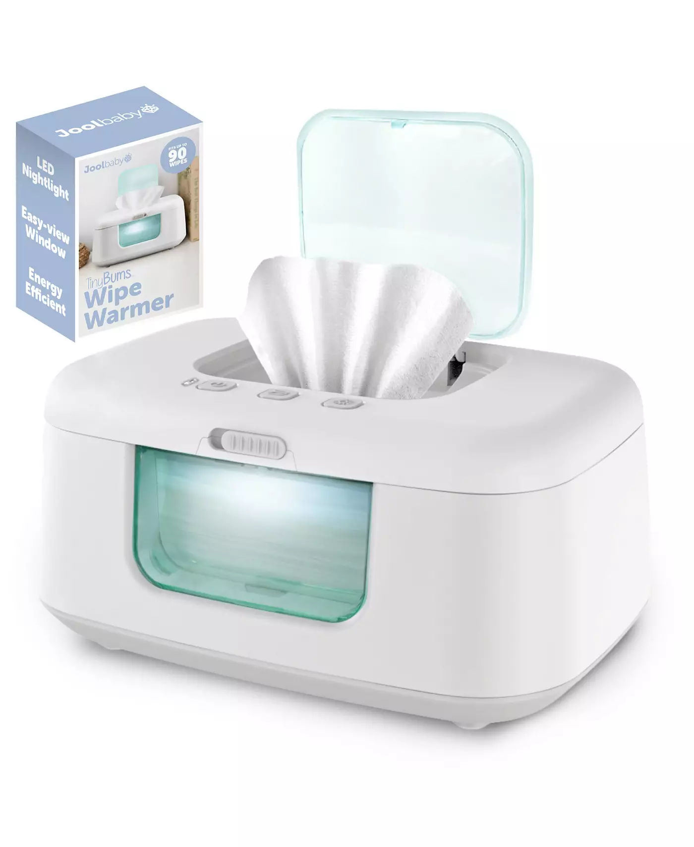 Подогреватель салфеток для младенцев Jool Baby Baby TinyBums с ночником LED