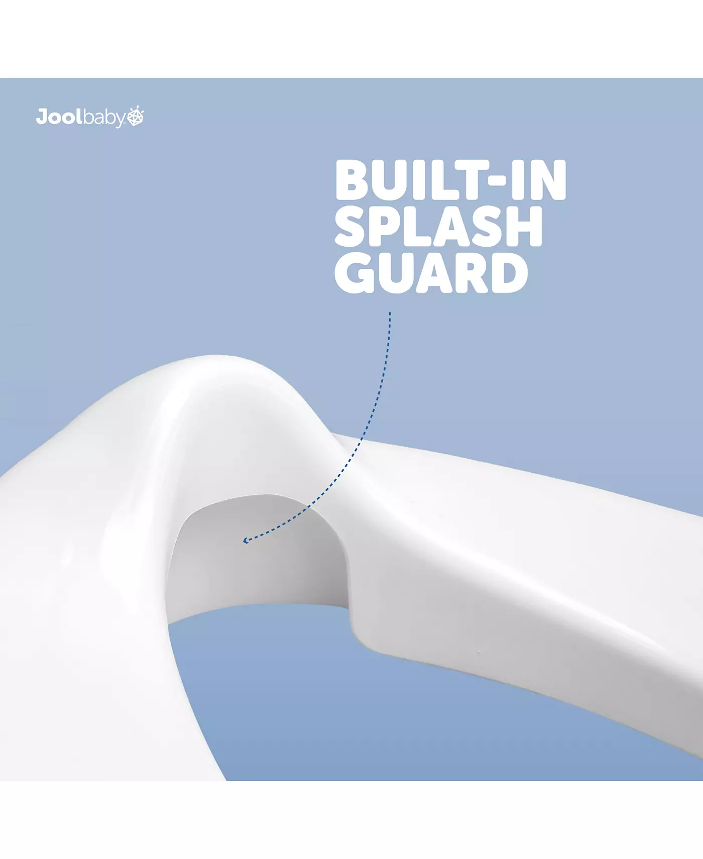 Детское сиденье для приучения к горшку Jool Baby - защита от брызг, нескользящее покрытие и бесплатный крючок для хранения - унисекс