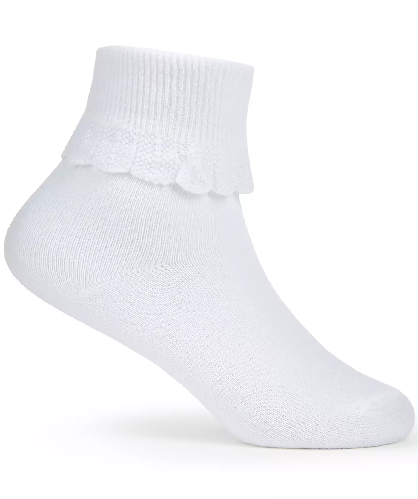 Trimfit 3 пары носков с фестонами, для маленьких девочек и больших девочек