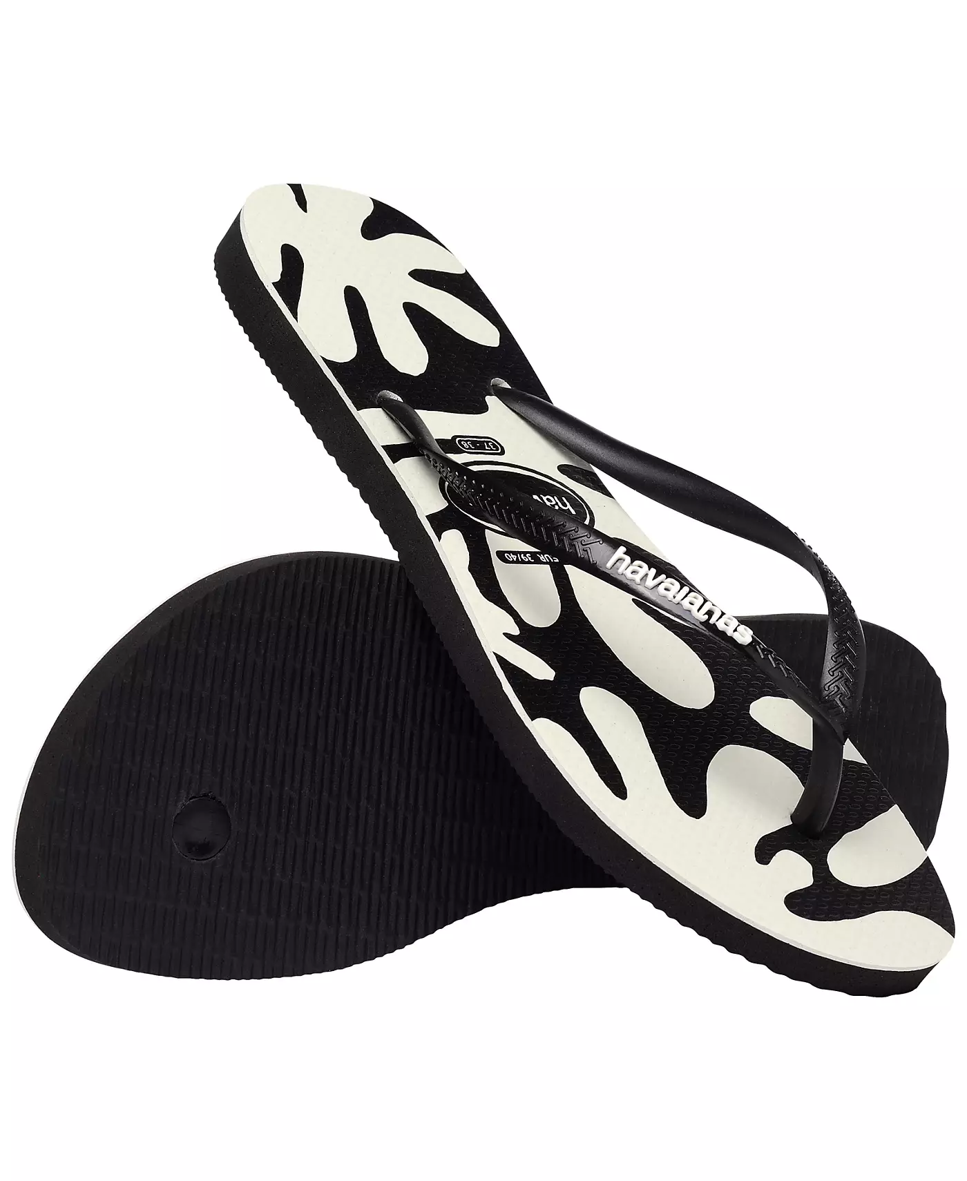 Женские узкие сандалии кораллового цвета Havaianas Slim Slip On