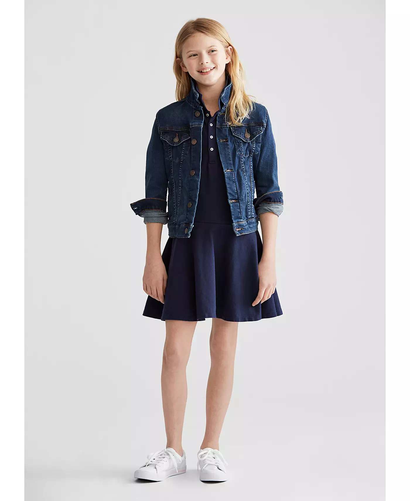 Polo Ralph Lauren Big Girls Джинсовая куртка и платье